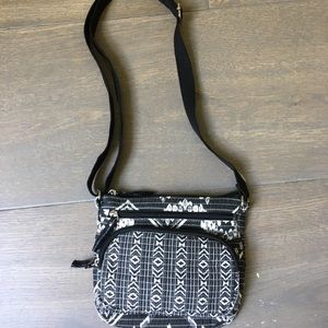 Target Gray and White CrossBody Purse